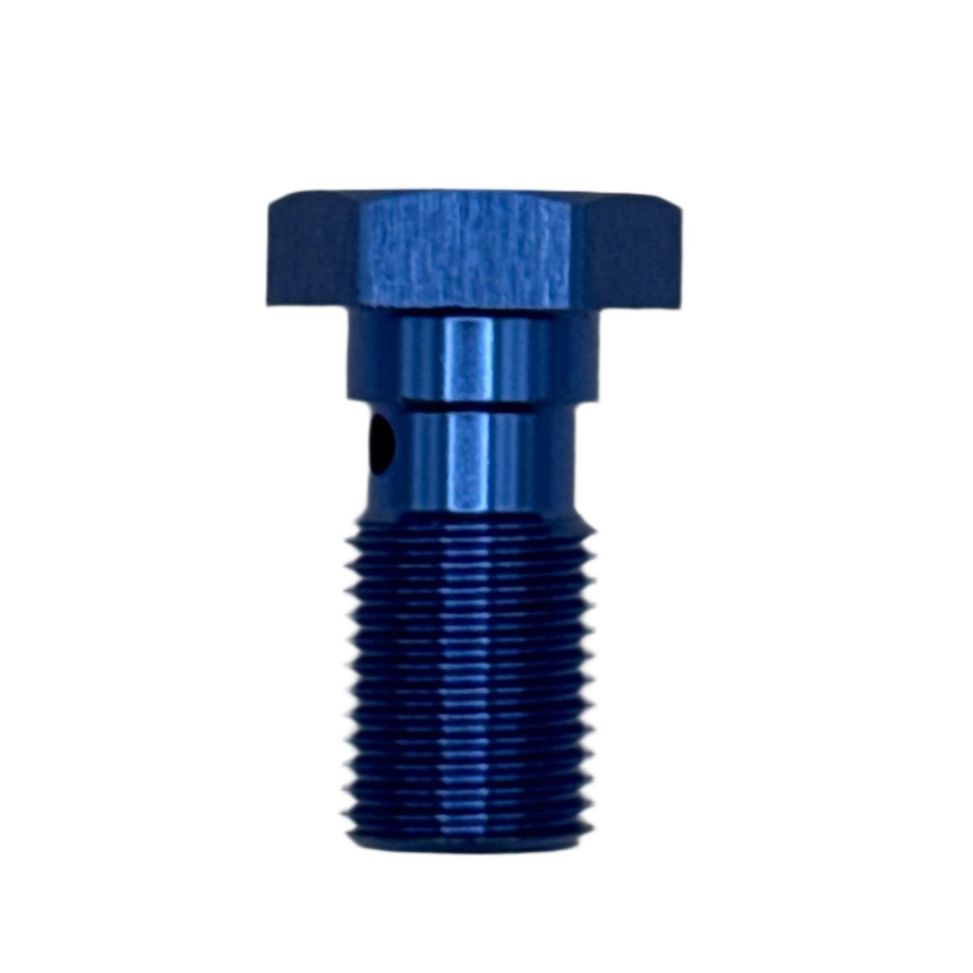 MaxFlo Motorsport - 3/8X20 23MM Banjo Bolt Blue 1 MaxFlo Motorsport - 3/8X20 23MM Banjo Bolt Blue