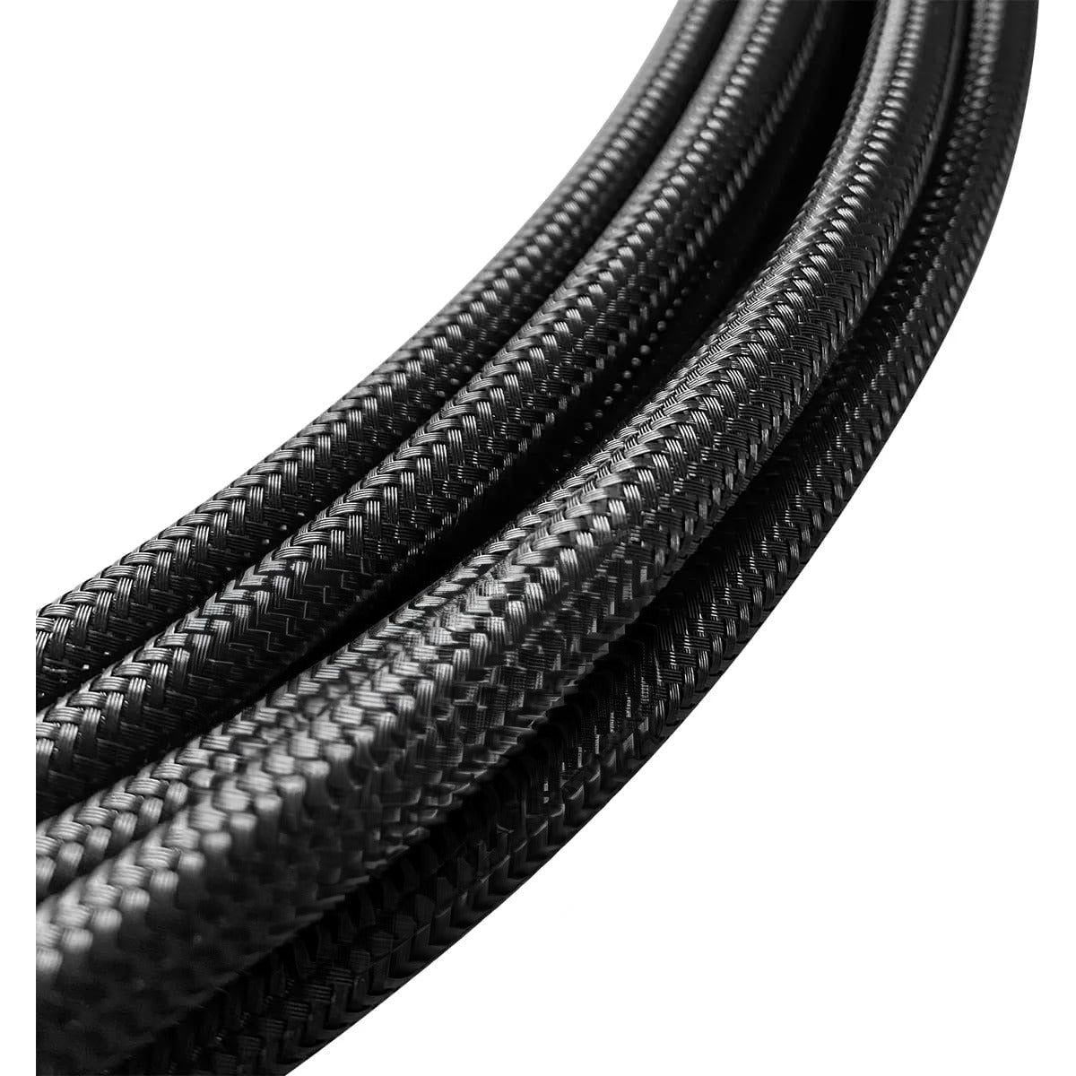 MaxFlo Motorsport - 600 Series AN8 Black S/S Braided Hose PTFE 1 MaxFlo Motorsport - 600 Series AN8 Black S/S Braided Hose PTFE