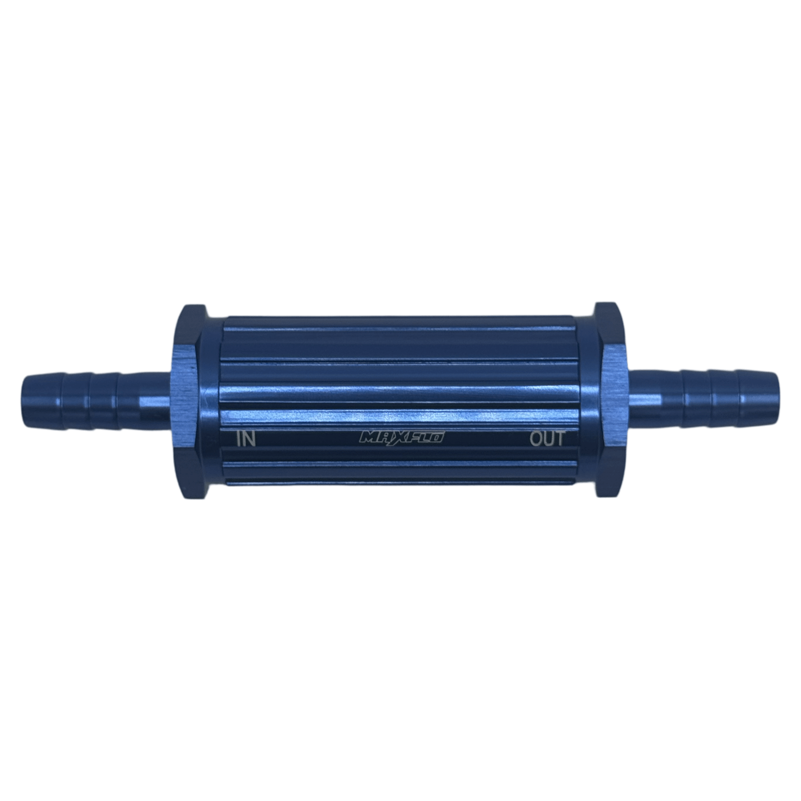 MaxFlo Motorsport - 9MM 30 Micron Inline Fuel Filter Blue 1 MaxFlo Motorsport - 9MM 30 Micron Inline Fuel Filter Blue