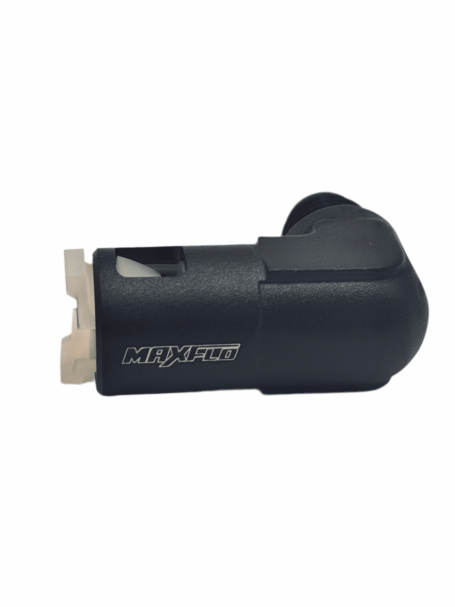 MaxFlo Motorsport - AN06 to 3/8 Fuel Line 90 degree Black 2 MaxFlo Motorsport - AN06 to 3/8 Fuel Line 90 degree Black - Image 2
