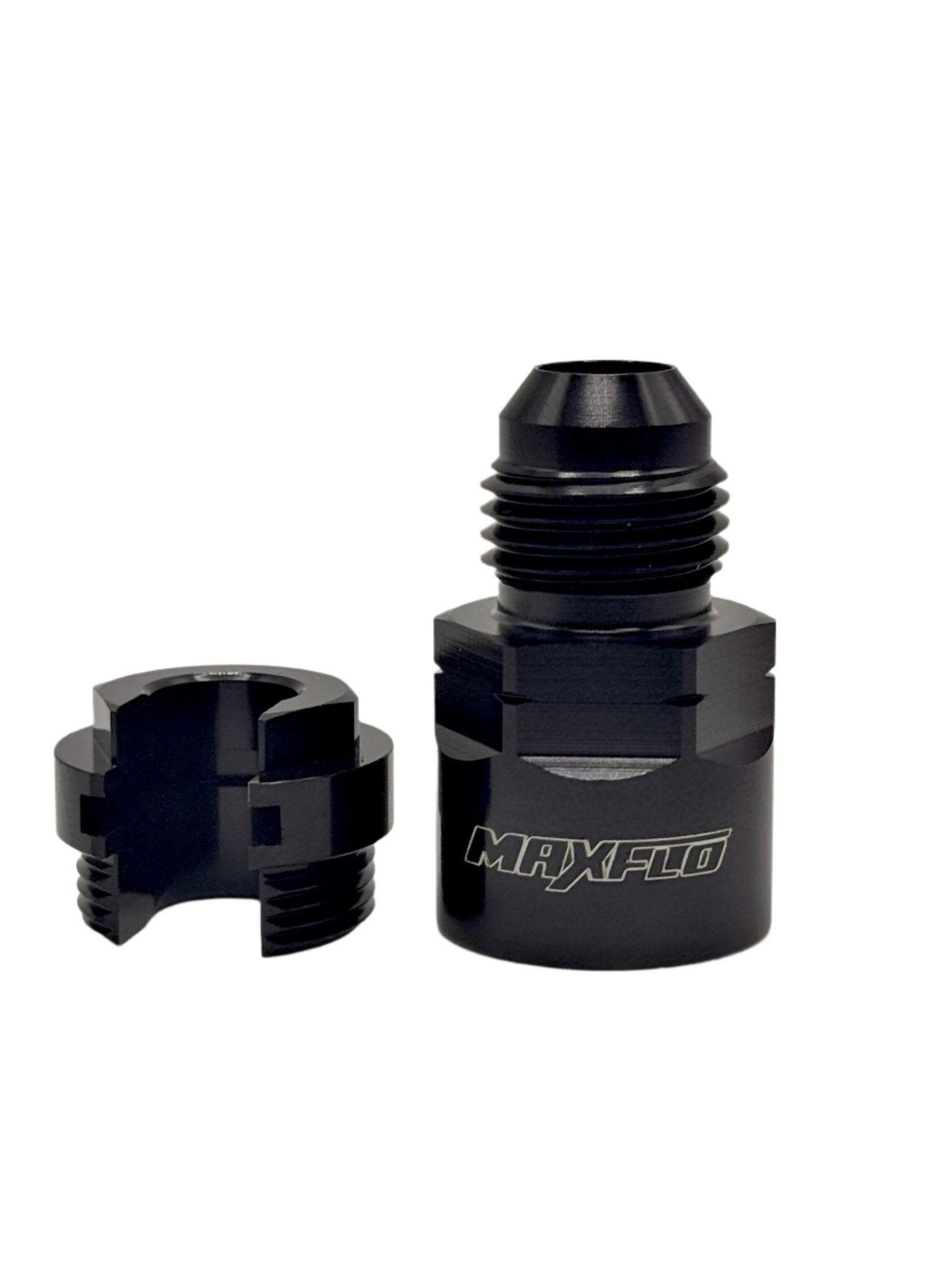 MaxFlo Motorsport - AN06 to 5/16 Hard line Black 2 MaxFlo Motorsport - AN06 to 5/16 Hard line Black - Image 2