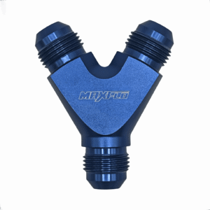 MaxFlo Motorsport - AN06 "Y" Adapter Blue 7 maxflo motorsport an06 y adapter blue mxfy6260c 8778318