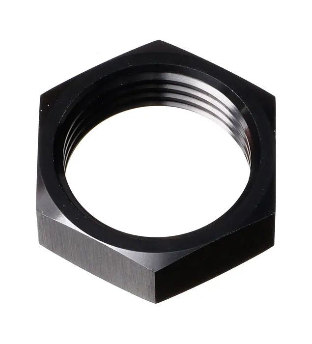 MaxFlo Motorsport - AN08 Bulkhead Nut Black 2 MaxFlo Motorsport - AN08 Bulkhead Nut Black - Image 2