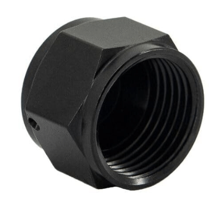 MaxFlo Motorsport - AN08 End Cap Black 2 MaxFlo Motorsport - AN08 End Cap Black - Image 2