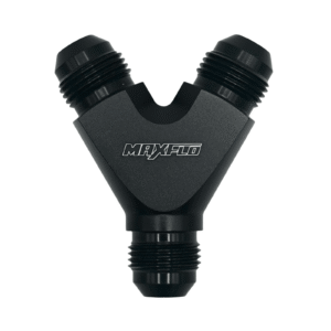 MaxFlo Motorsport - AN08 to AN06 "Y" Adapter BlACK 9 maxflo motorsport an08 to an06 y adapter black mxfy6286c blk 9111196