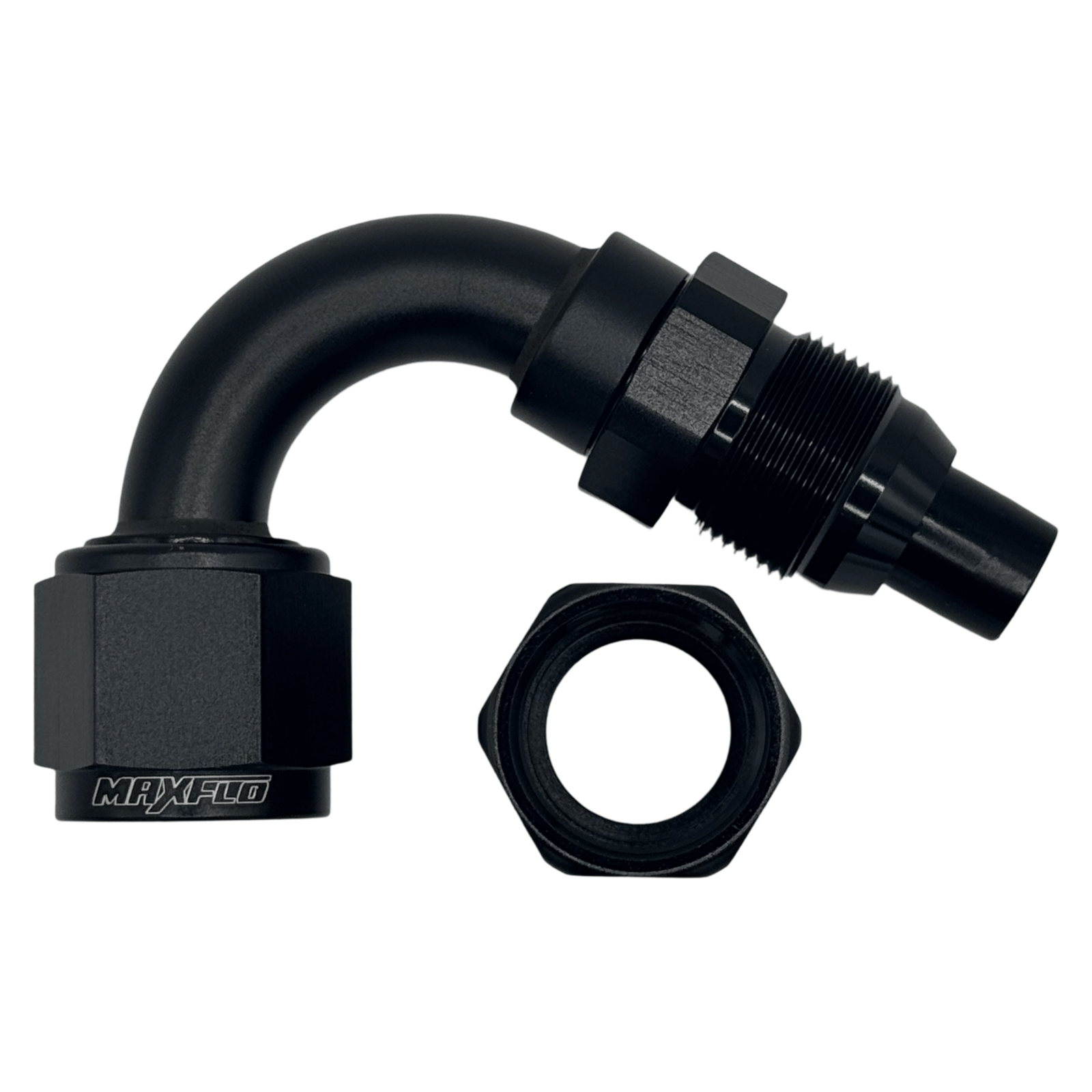 MaxFlo Motorsport - AN10 120 degree Swivel Black 2 MaxFlo Motorsport - AN10 120 degree Swivel Black - Image 2