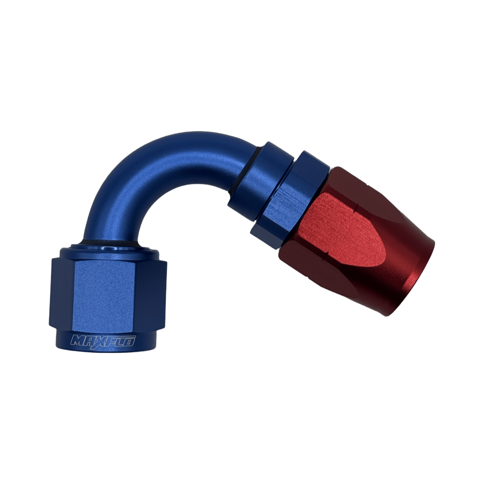 MaxFlo Motorsport - AN10 120 degree Swivel Blue/Red 1 MaxFlo Motorsport - AN10 120 degree Swivel Blue/Red