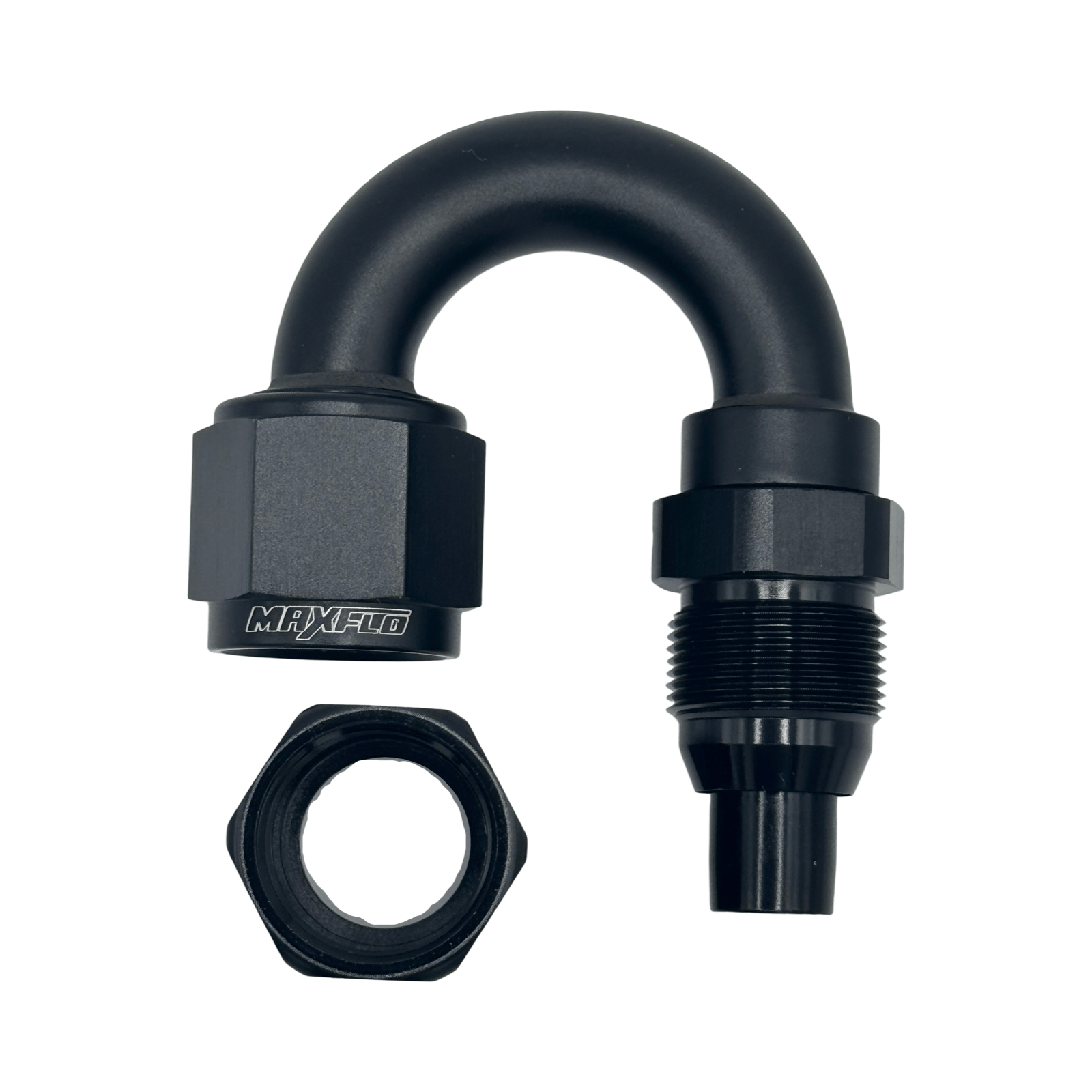 MaxFlo Motorsport - AN10 180 Degree Swivel Black 2 MaxFlo Motorsport - AN10 180 Degree Swivel Black - Image 2
