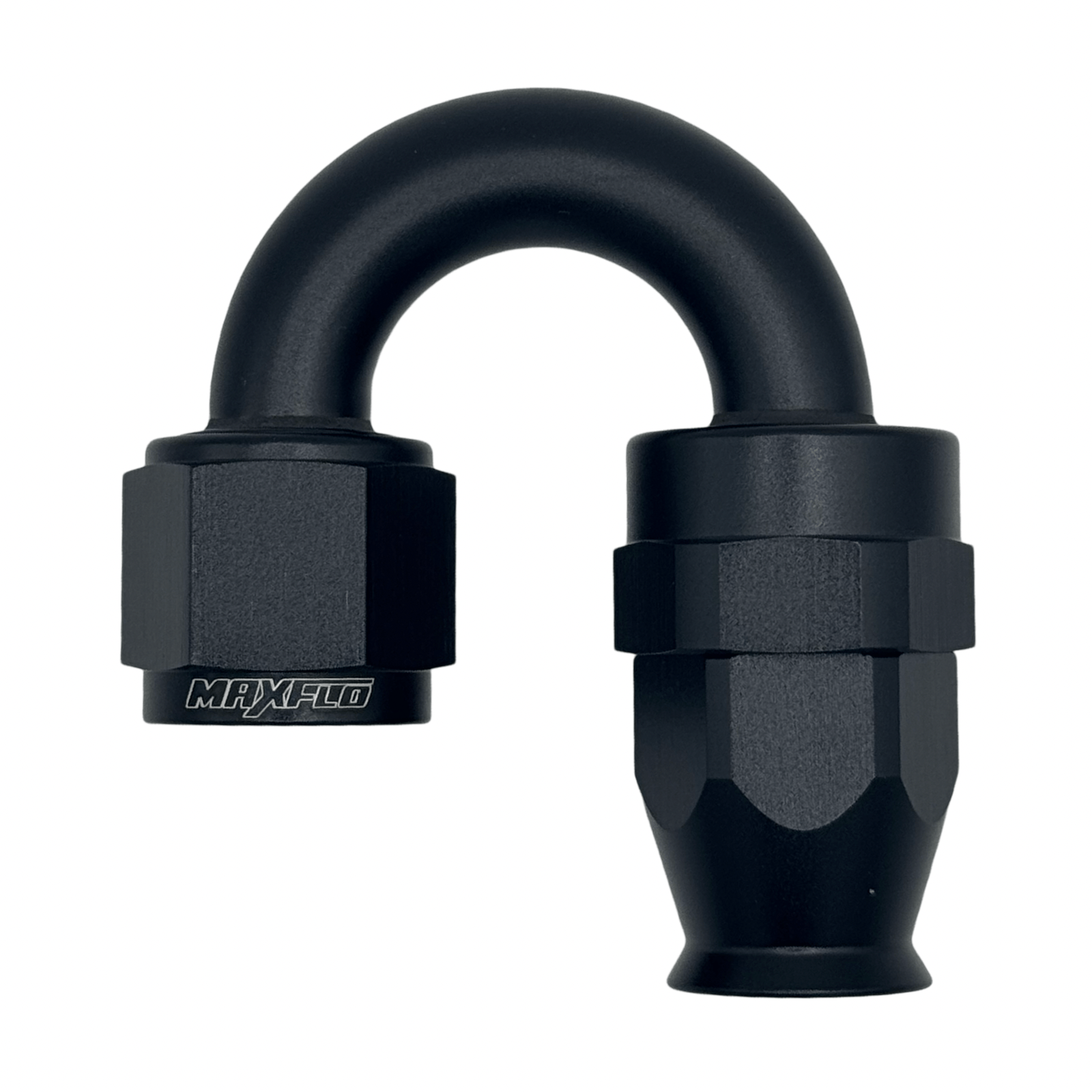 MaxFlo Motorsport - AN04 180 Degree Swivel Black PTFE 1 MaxFlo Motorsport - AN04 180 Degree Swivel Black PTFE