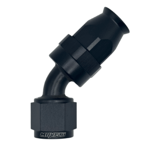 MaxFlo Motorsport - AN12 45 Degree Swivel Black PTFE 10 maxflo motorsport an12 45 degree swivel black ptfe mxftp6001 4512 blk 9203042