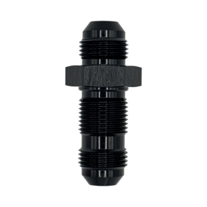 MaxFlo Motorsport - AN12 Straight Bulkhead Black 9 Straight Bulkhead Black