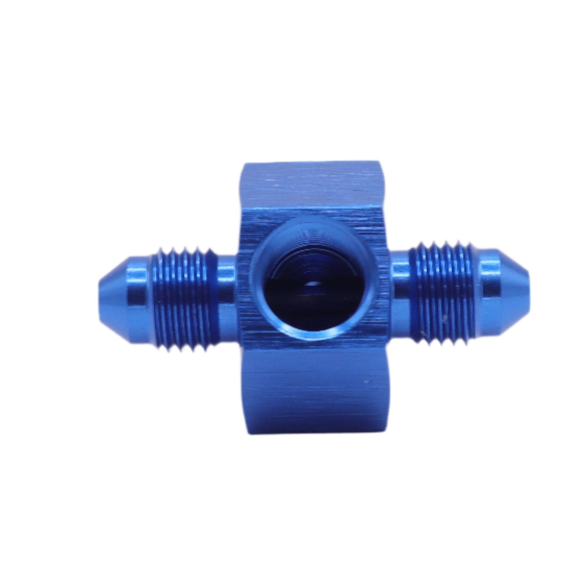 MaxFlo Motorsport - AN3 1/8NPT Port Blue 2 MaxFlo Motorsport - AN3 1/8NPT Port Blue - Image 2