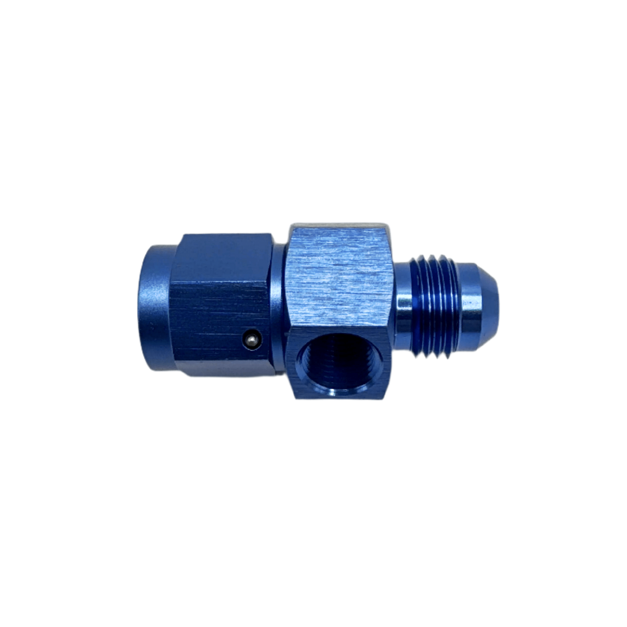 MaxFlo Motorsport - AN6 Adapter 1/8NPT Port Blue 1 MaxFlo Motorsport - AN6 Adapter 1/8NPT Port Blue