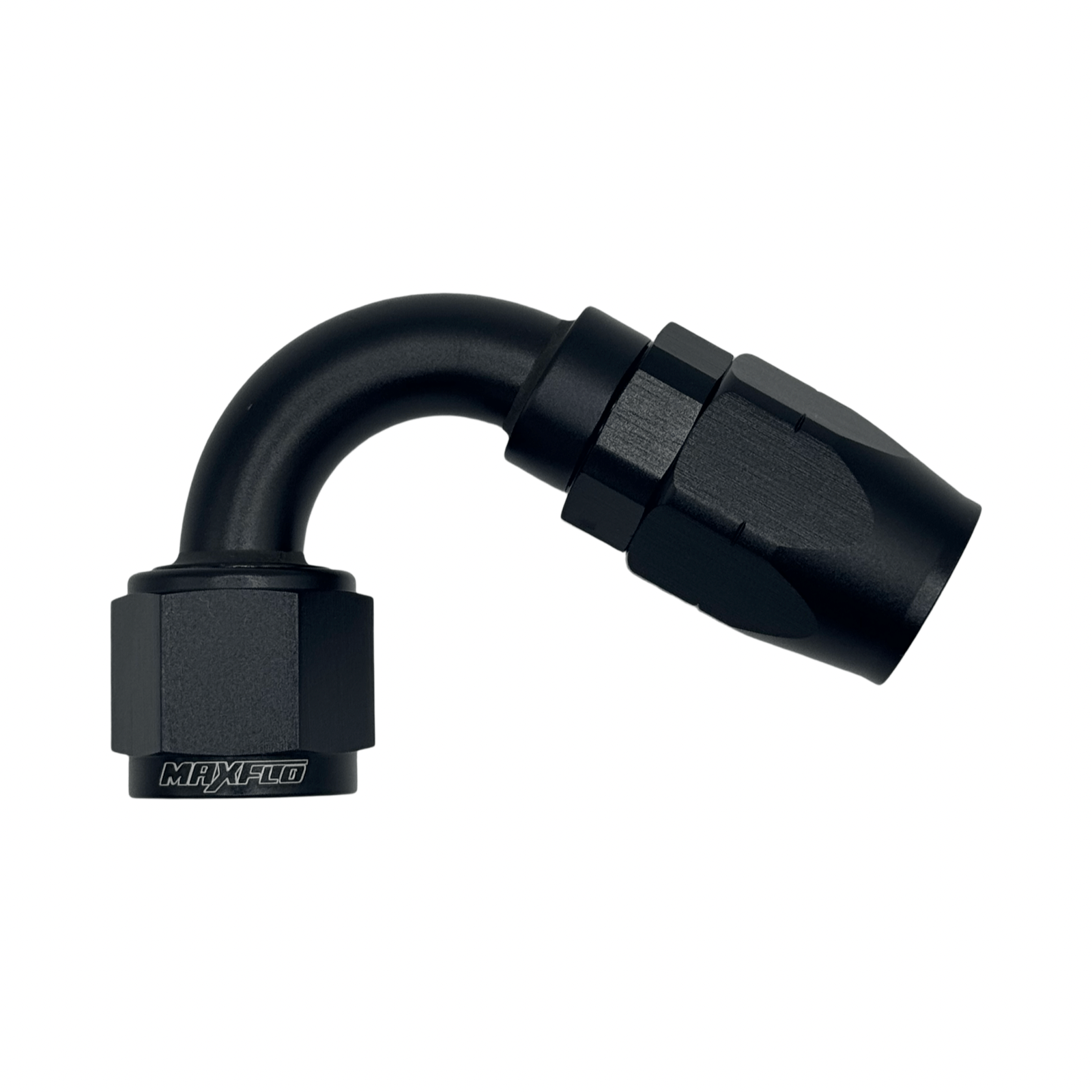 MaxFlo Motorsport - AN8 120 Degree Swivel Black 1 MaxFlo Motorsport - AN8 120 Degree Swivel Black