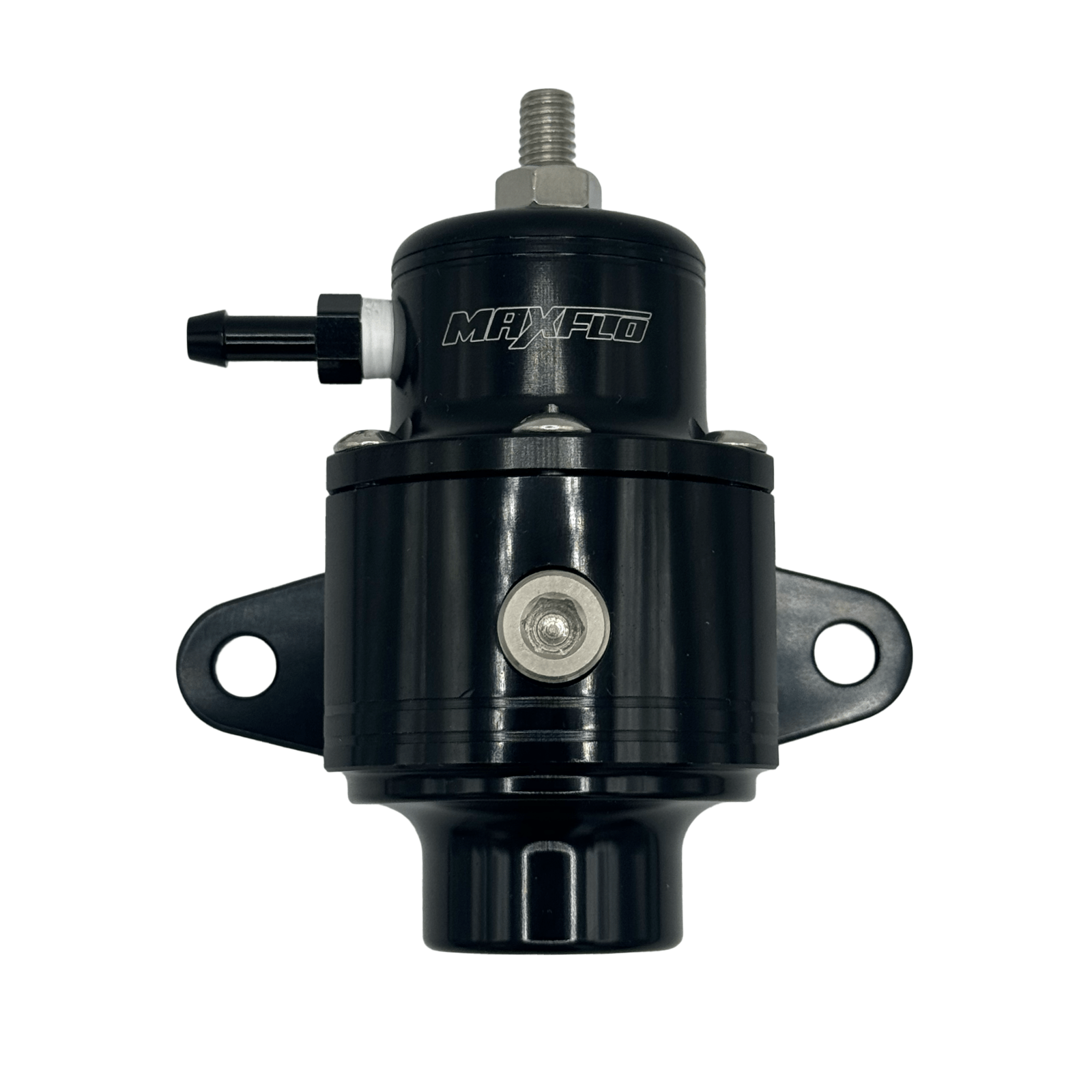 MaxFlo Motorsport - Billet Fuel Pressure Regulator AN6 Black 1 MaxFlo Motorsport - Billet Fuel Pressure Regulator AN6 Black