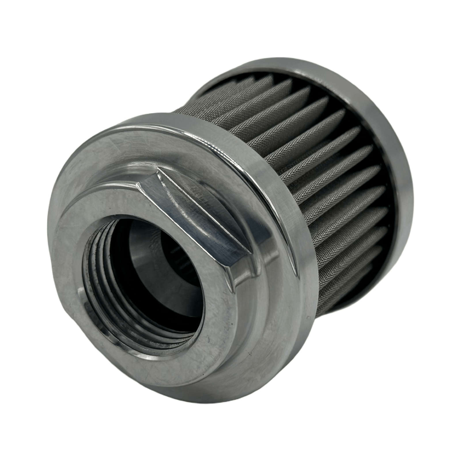 MaxFlo Motorsport - Breather Filter AN10 Polished 45MM 3 MaxFlo Motorsport - Breather Filter AN10 Polished 45MM - Image 3