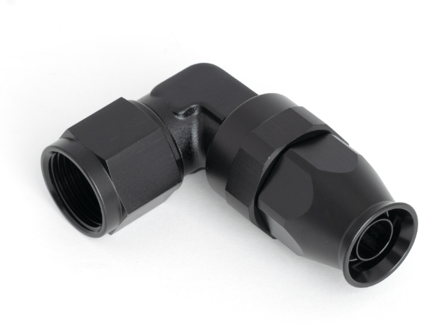 MaxFlo Motorsport - Forged AN6 90 Degree Swivel Black PTFE 2 MaxFlo Motorsport - Forged AN6 90 Degree Swivel Black PTFE - Image 2