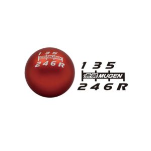 Mugen - Aluminium Machined Gear Shift Knob - Mugen - Aluminium Machined Gear Shift Knob - (Colour: Red) 9 mugen aluminium machined gear shift knob knobs 240