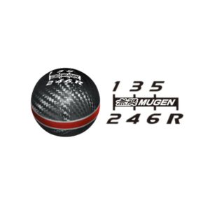 Mugen - Carbon Gear Shift Knob M10x1.5 - Mugen - Carbon Gear Shift Knob M10x1.5 - (Colour: Red) 7 mugen carbon gear shift knob m10x1 5 knobs 731