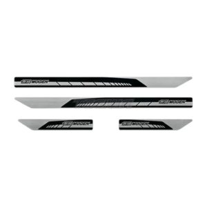 Mugen - Door Sill Trim Scuff Plate Set Honda Civic - Mugen - Door Sill Trim Scuff Plate Set Honda Civic FK7 17-21 - (Colour: Black) 7 mugen door sill trim scuff plate set honda civic type r fk8 17 21 black misc parts and 797