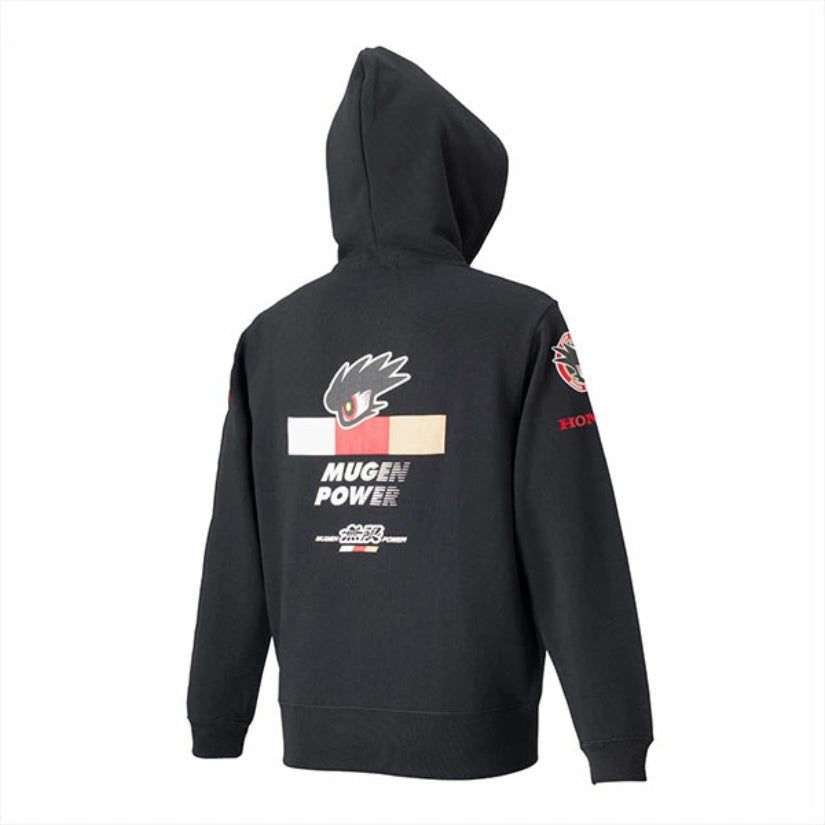 Mugen - Team Black Parka Hoodie 2 Mugen - Team Black Parka Hoodie - Image 2