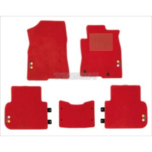 Mugen - Interior Sports Mat Set Honda Civic FL LX 23+ RHD Inc Type R - Mugen - Interior Sports Mat Set Honda Civic FL LX 23+ RHD Inc Type R - (Colour: Red) 8 mugen interior sports mat set honda civic type r fl5 23 red mats 691