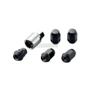 Mugen - Wheel Nuts And Locking Set M12x1.5 Most Honda Models (Aftermarket Wheels) - Mugen - Wheel Nuts And Locking Set M12x1.5 Most Honda Models (Aftermarket Wheels) - (Colour: Black) 11 mugen wheel nuts and locking set m12x1 5 most honda models aftermarket wheels black studs 879