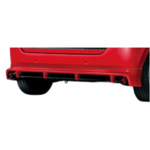 Mugen - Rear Diffuser Honda Jazz GR 22+ Pre Facelift - Mugen - Rear Diffuser Honda Jazz GR 22+ Pre Facelift - (Colour: Crystal Red Metallic) 7 rear underspoiler home a