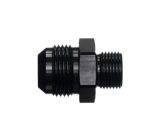 Straight 1/2 NPT to Male AN6 Black 2 Straight 1/2 NPT to Male AN6 Black - Image 2