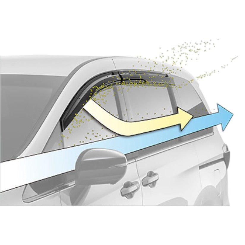Mugen - Ventilated Wind Deflector Visor Honda Odyssey RC1-4 16-25 2 Mugen - Ventilated Wind Deflector Visor Honda Odyssey RC1-4 16-25 - Image 2