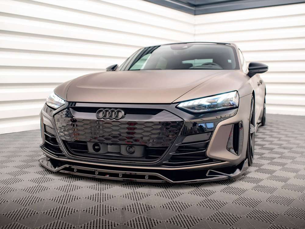 Maxton Design - Audi e-Tron Front Splitter V.2 GT / RS GT Mk1 1 Maxton Design - Audi e-Tron Front Splitter V.2 GT / RS GT Mk1