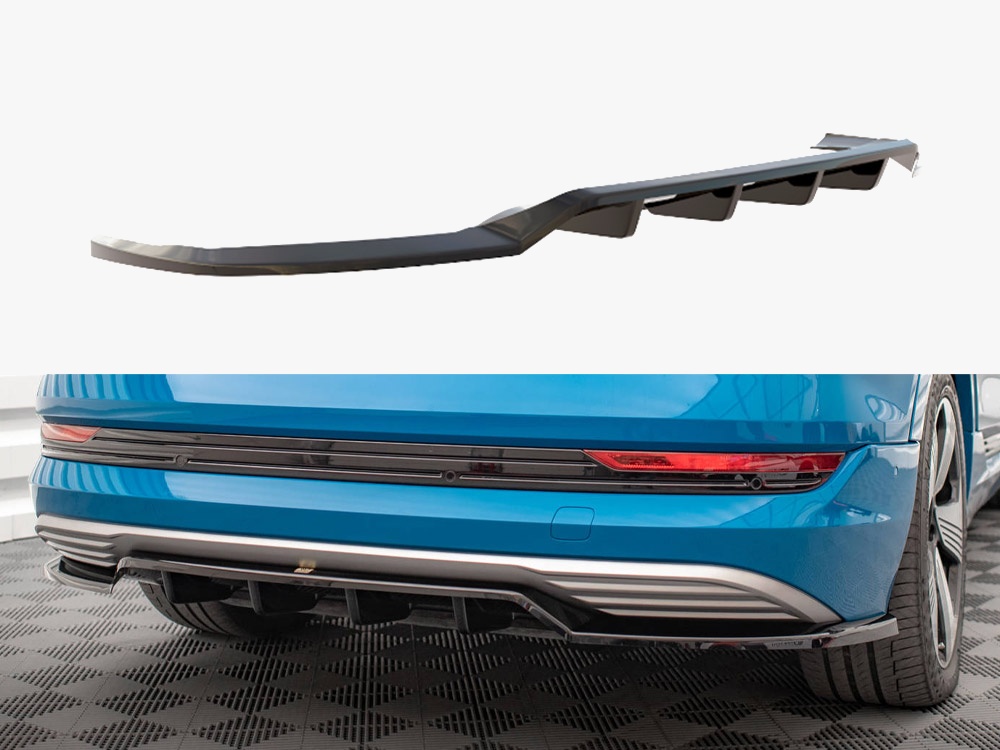 Maxton Design - Audi e-Tron Central Rear Splitter (Vertical Bars) 3 Maxton Design - Audi e-Tron Central Rear Splitter (Vertical Bars) - Image 3
