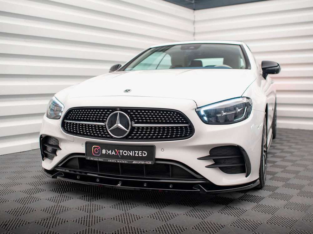 Front Splitter V.2 Mercedes-Benz E W213 Coupe (C238) / Cabriolet (A238) AMG-Line / 53 AMG 1 Front Splitter V.2 Mercedes