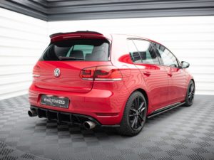 Maxton Design VW Golf 6 GTi Rear Spats - 35th Ed Gloss Black (2008-2012)