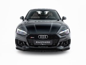 Maxton Design -  Audi A5 RS5 16+ Front Splitter V.1 Audi RS5 Coupe / Sportback F5 - Gloss Black (2016+)