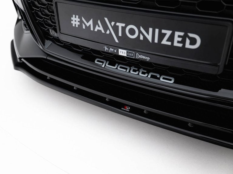 Maxton Design - Audi A5 RS5 16+ Front Splitter V.1 Audi RS5 Coupe / Sportback F5 - Gloss Black (2016+) 4 Maxton Design - Audi A5 RS5 16+ Front Splitter V.1 Audi RS5 Coupe / Sportback F5 - Gloss Black (2016+) - Image 4