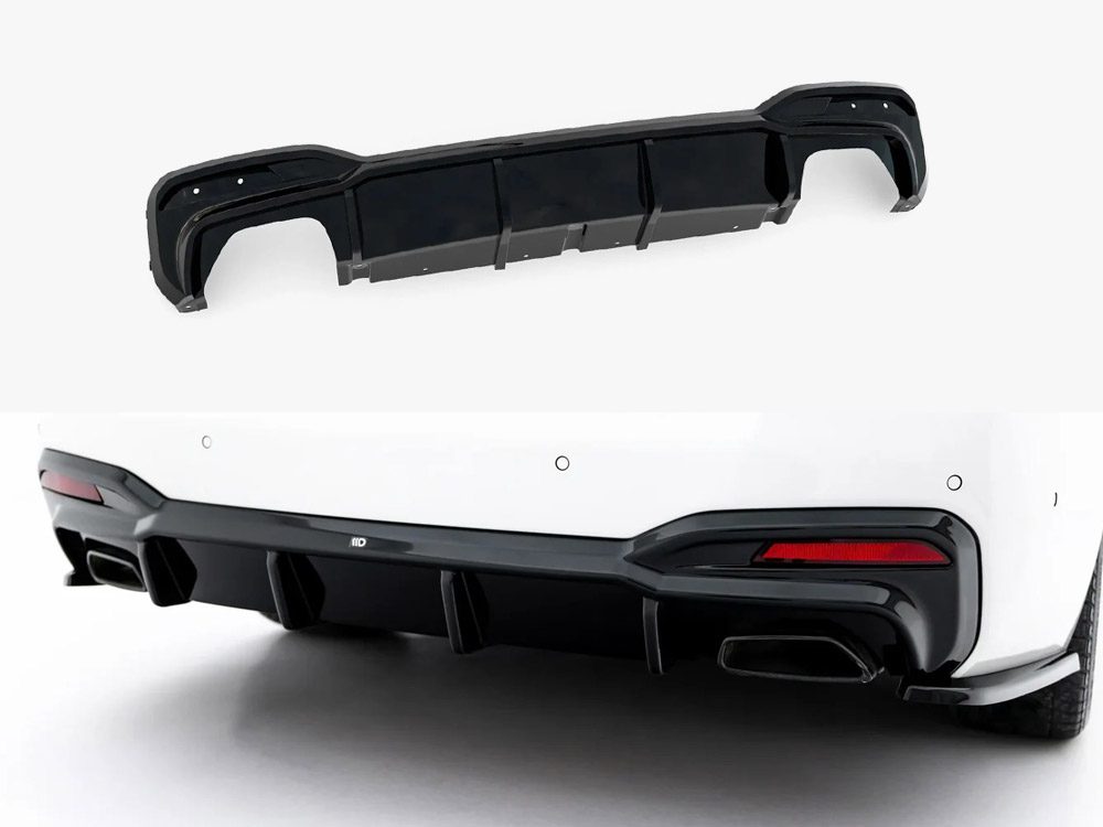 Maxton Design BMW 5 Series G30 Diffuser - Gloss Single Left & Right Exit (Msport 2017-2023) 4 Maxton Design BMW 5 Series G30 Diffuser - Gloss Single Left & Right Exit (Msport 2017-2023) - Image 4