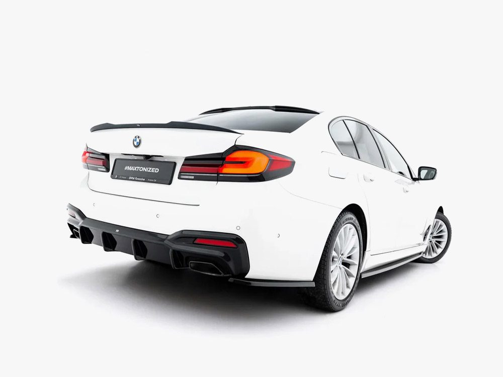 Maxton Design BMW 5 Series G30 Diffuser - Gloss Single Left & Right Exit (Msport 2017-2023) 1 Maxton Design BMW 5 Series G30 Diffuser - Gloss Single Left & Right Exit (Msport 2017-2023)