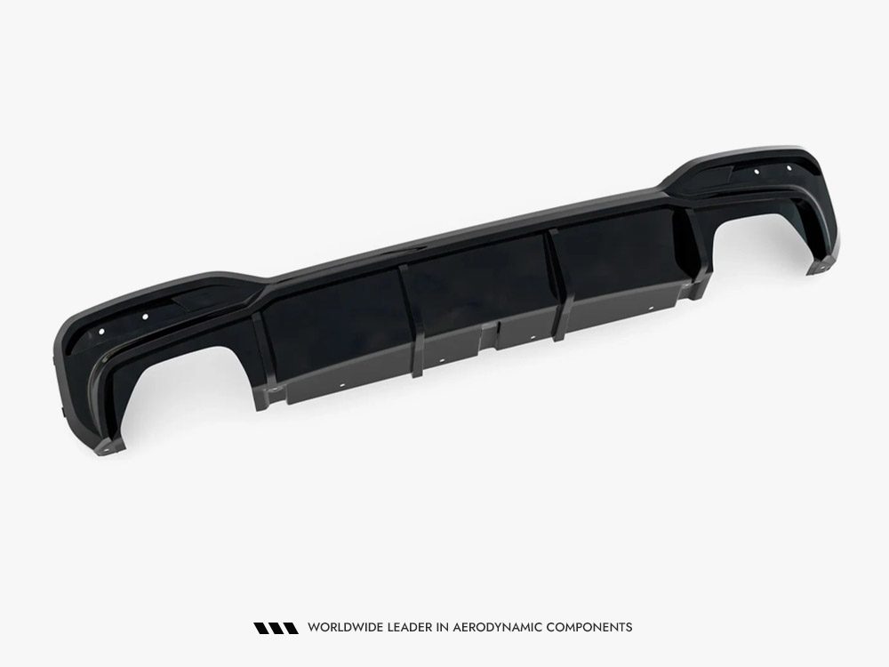 Maxton Design BMW 5 Series G30 Diffuser - Gloss Single Left & Right Exit (Msport 2017-2023) 2 Maxton Design BMW 5 Series G30 Diffuser - Gloss Single Left & Right Exit (Msport 2017-2023) - Image 2