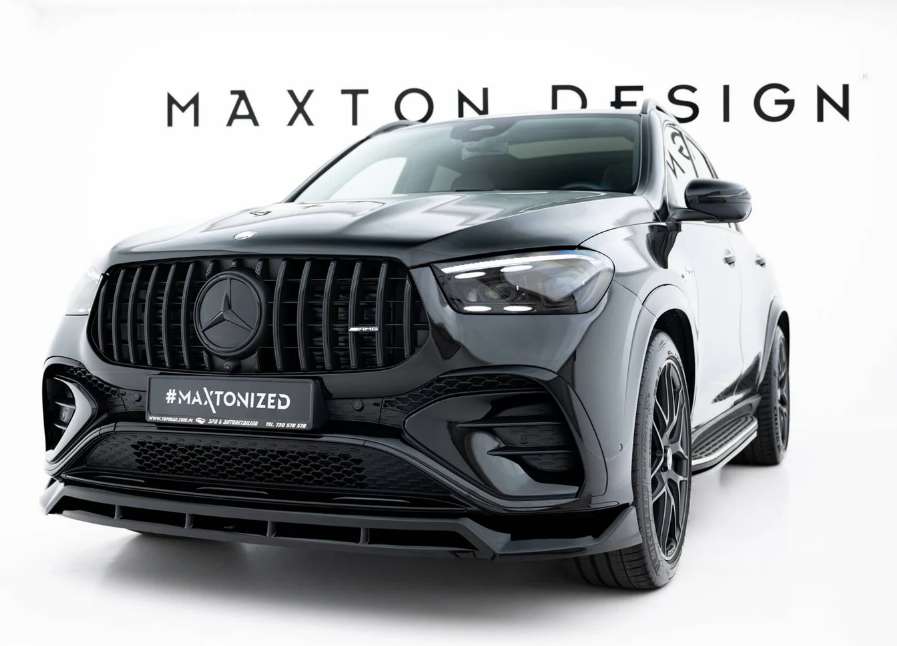 Maxton Design Mercedes AMG GLE 53 / AMG-Line SUV / Coupe W167 Facelift / C167 Facelift 2023+ Front Lip - Gloss 1 Maxton Design Mercedes AMG GLE 53 / AMG-Line SUV / Coupe W167 Facelift / C167 Facelift 2023+ Front Lip - Gloss