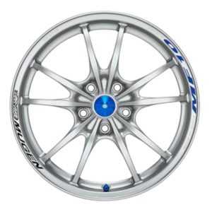 Mugen - Rim Stickers For MF10 Alloy Wheels - Mugen - Rim Stickers For MF10 Alloy Wheels - (Size 18'') 7 Wheel Silver ST blue df16f399 eec9 4e3a 8f86 d97a0854f36b
