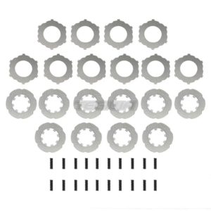 MFactory - Replacement Forged Plates 20pcs and Pre-load Springs for Metal Plate LSD Differential (12pcs)