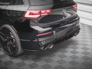 Maxton Design - Rear Splitter VW Golf R Mk8 9 Rear Splitter VW Golf