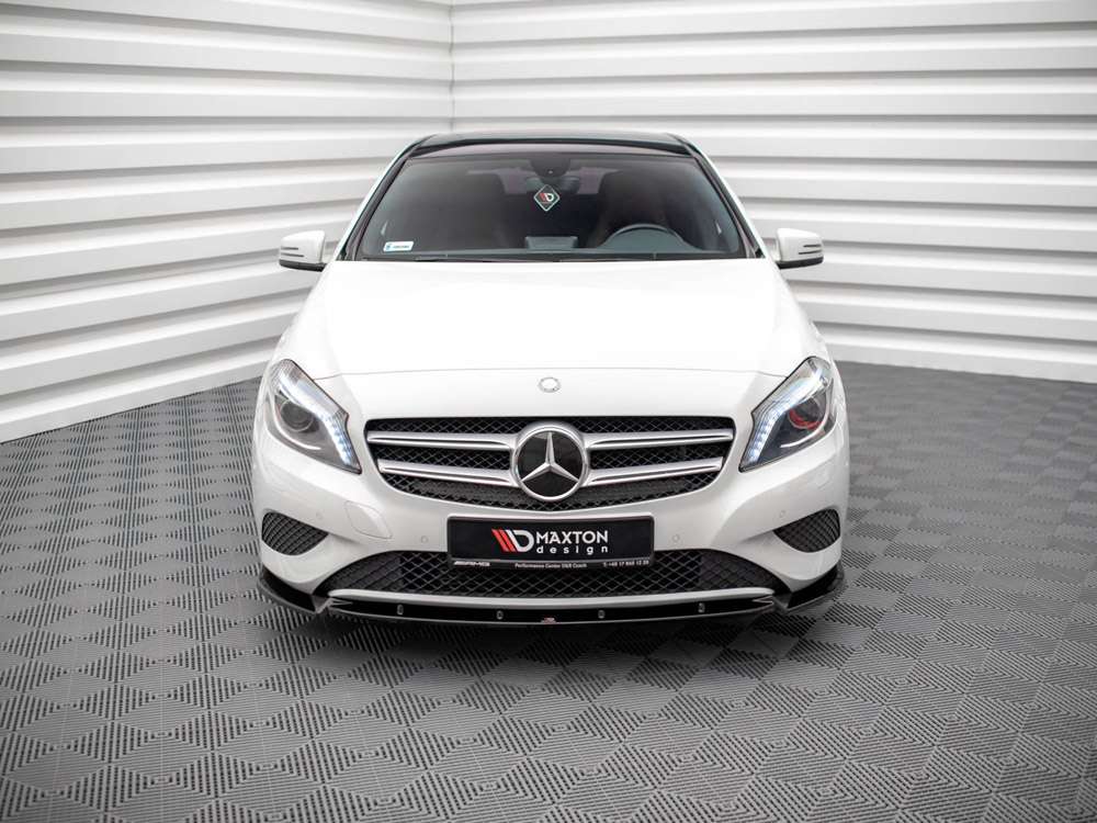 Maxton Design - Front Splitter V.1 Mercedes-Benz A W176 (2012-2015) 2 Maxton Design - Front Splitter V.1 Mercedes-Benz A W176 (2012-2015) - Image 2