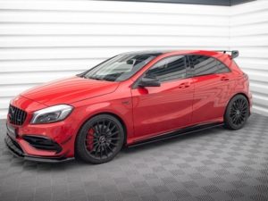 Maxton Design - Side Skirts Diffusers Mercedes-Benz A W176 / CLA 117 Amg / CLA 117 Amg-Line Facelift 8 Side Skirts Diffusers Mercedes-Benz