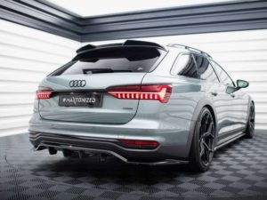 Maxton Design - Central Rear Splitter (Vertical Bars) Audi A6 Allroad C8