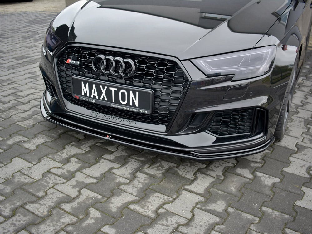 Maxton Design - Front Splitter V.2 Audi Rs3 8V Facelift Sportback (2017-2020) 2 Maxton Design - Front Splitter V.2 Audi Rs3 8V Facelift Sportback (2017-2020) - Image 2