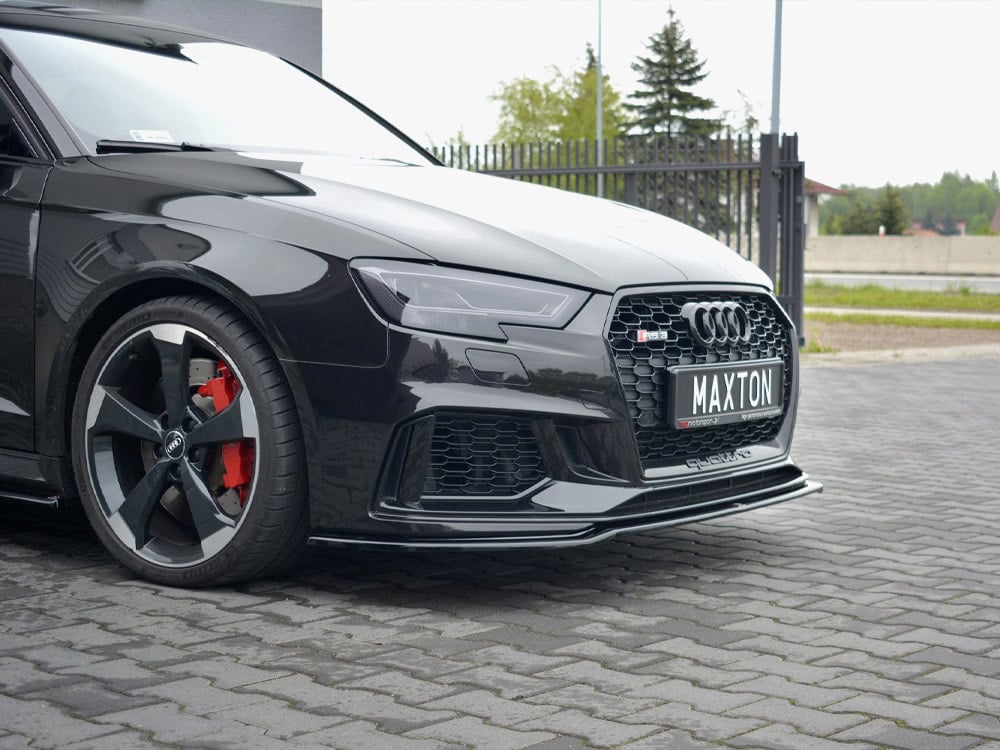 Maxton Design - Front Splitter V.2 Audi Rs3 8V Facelift Sportback (2017-2020) 3 Maxton Design - Front Splitter V.2 Audi Rs3 8V Facelift Sportback (2017-2020) - Image 3