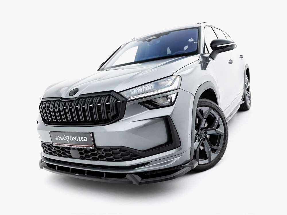 Maxton Design - Front Splitter V.1 Skoda Kodiaq Sportline Mk2 1 Maxton Design - Front Splitter V.1 Skoda Kodiaq Sportline Mk2