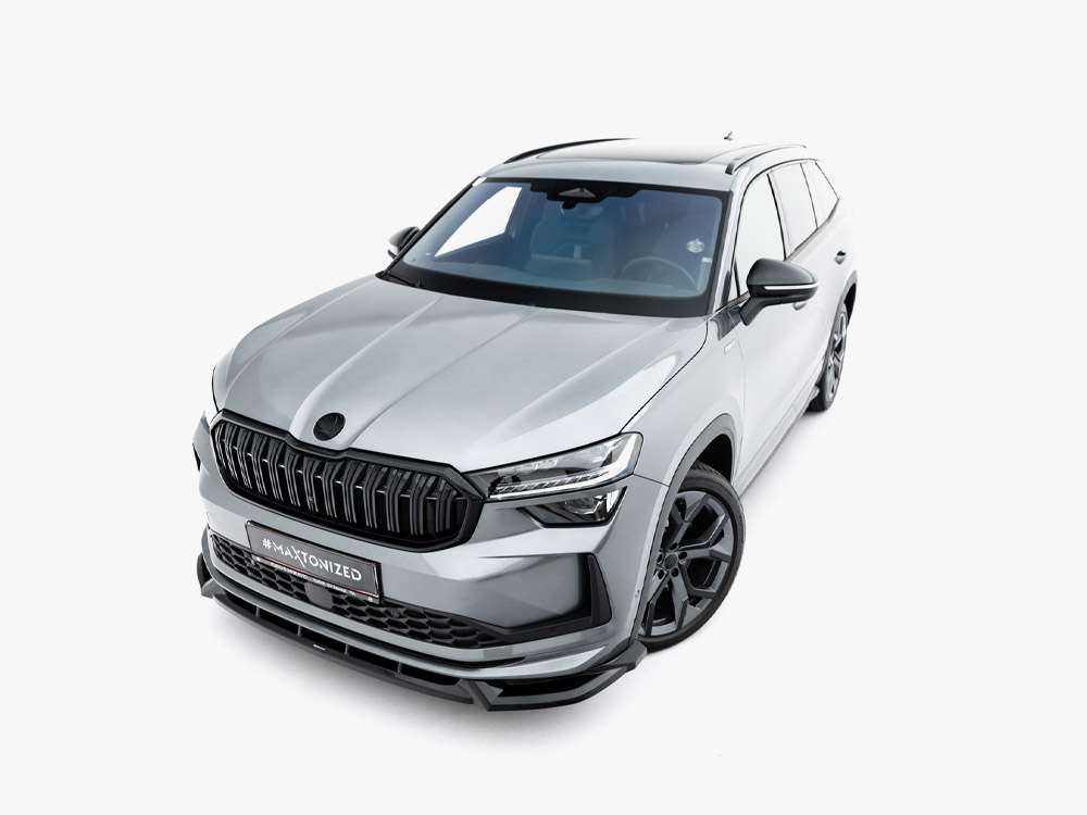 Maxton Design - Front Splitter V.1 Skoda Kodiaq Sportline Mk2 2 Maxton Design - Front Splitter V.1 Skoda Kodiaq Sportline Mk2 - Image 2